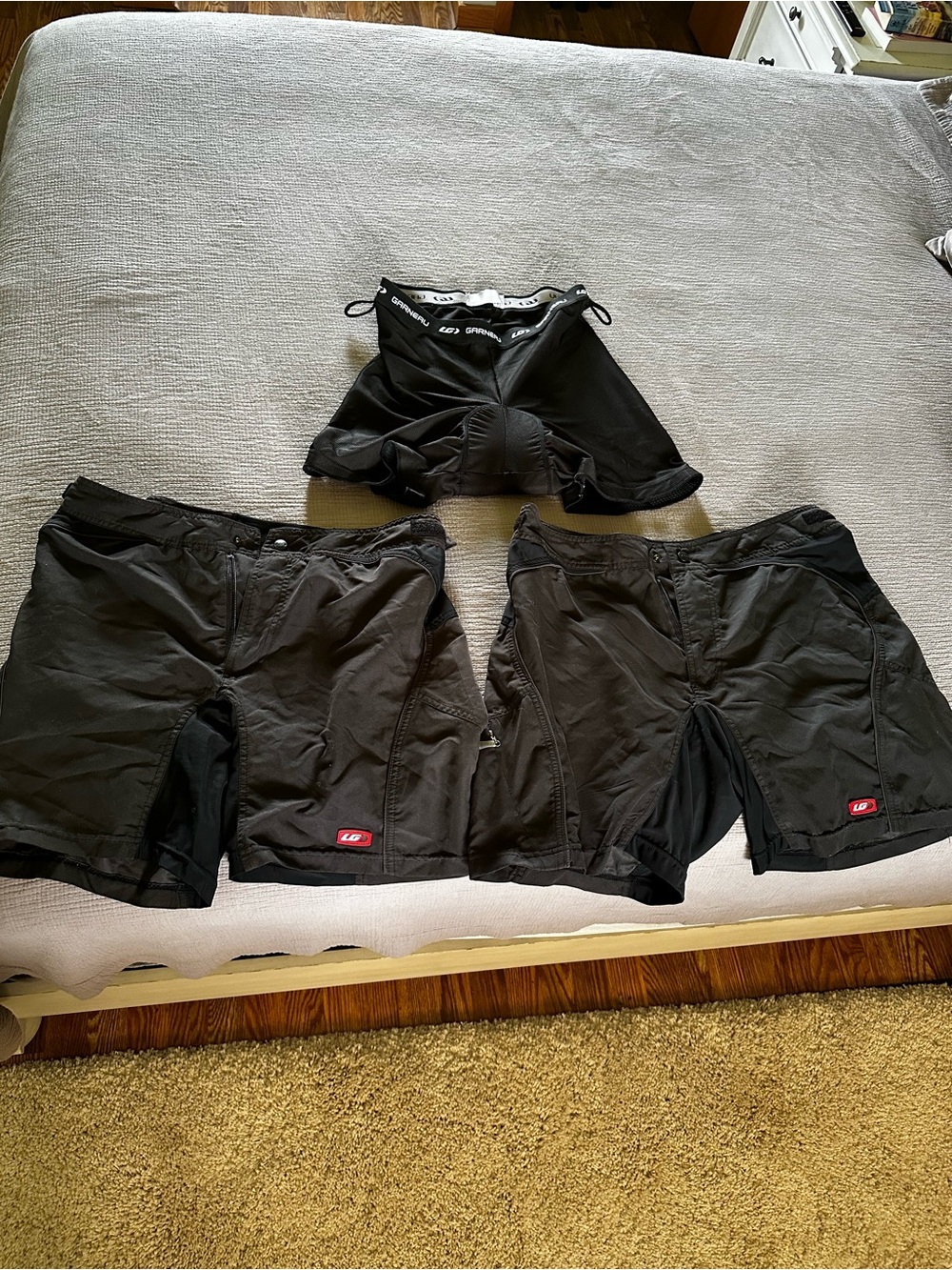 Louis Garneau Women’s Black Padded Bike Shorts - Comfortable Performance Fit